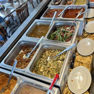 Buffet. $29.99 for adult and $14.99 for kids