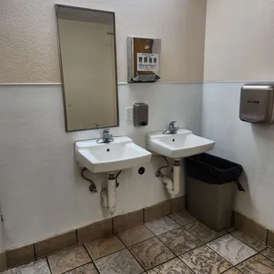 Bathroom is shared with the shopping center