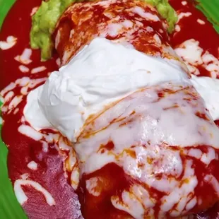 Wet burrito chicken