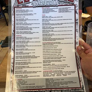 Menu.