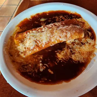 Enchilada! The sauce is