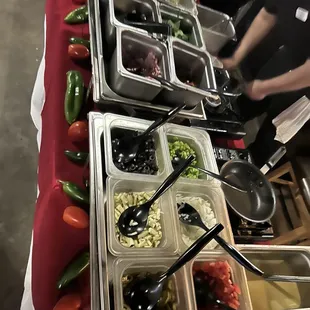 a buffet