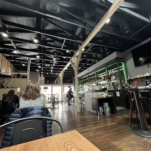 Inside restaurant