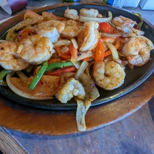 Shrimp fajita