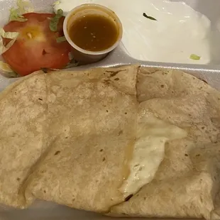Cheese quesadilla