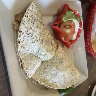 Fajita Quesadilla is to die for!