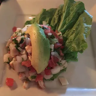 Ceviche with mixed seafood