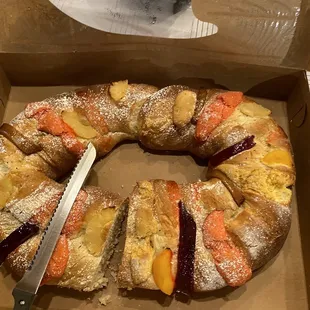 a pastry in a box