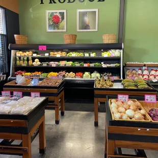 Their produce section.