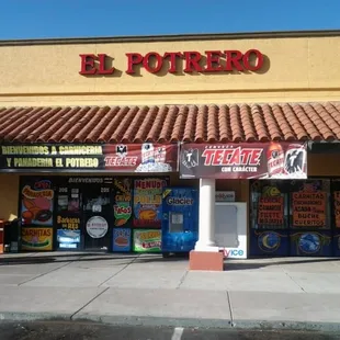 the front of the store