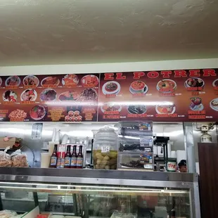 the menu of a mexican restaurant