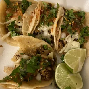 Asada tacos.. taco Tuesday $1 tacos