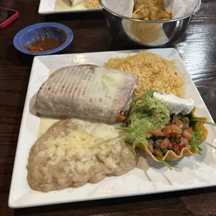Chicken chimichanga