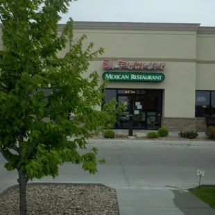 the front of the restaurant