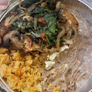 a close up of a plate of food