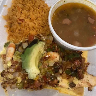 Izzeli Chicken Charro and rice