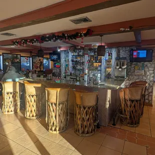 This is an overall view of the bar area.  Photo taken January 1, 2025.
