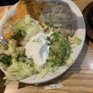 Special dinner. Tamale, relleno, chalupa, and enchilada. Amazing