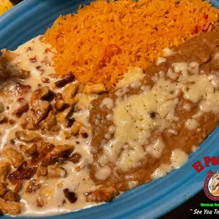 a plate of food