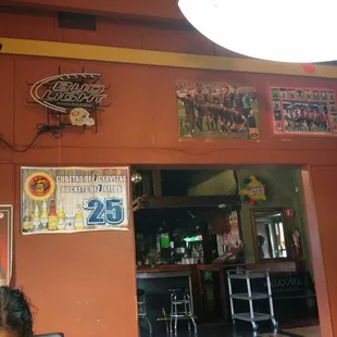 Nice place to eat while watching soccer on the weekends.