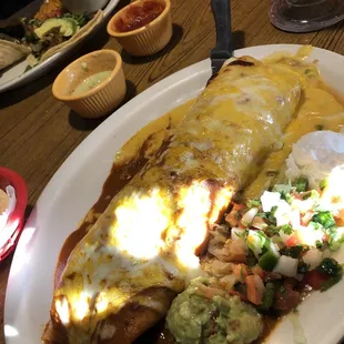 Burrito Alegre! Delicious and huge!!!