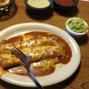 Cheese enchiladas a la carte