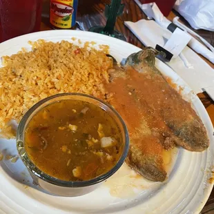 Chile rellenos &amp; charro beans