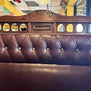 Interior Very nice booths!!