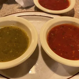 Verde and hot salsa available on request