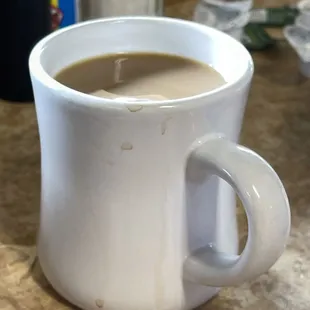 Disgustingly dirty coffee mug