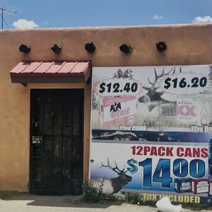 Cute little liquor store on the edge of Town in Taos.