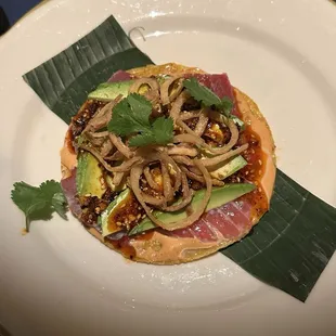 Tuna Tostada