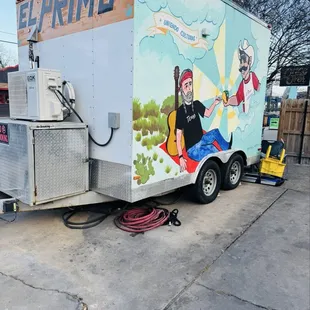 Back of food truck