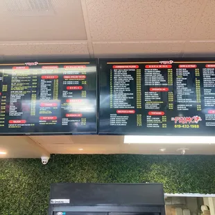 Menu as of June 22 2022.   4 stars overall. Had Chimichanga. It was acceptable.