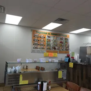 the inside of a restaurant