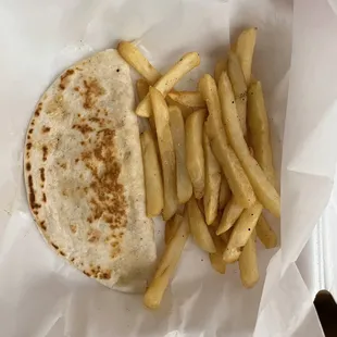 7. Kids 1 Cheese Quesadilla with Fries