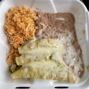 60. Enchiladas Verdes