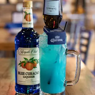 Blue Champagne Margarita
