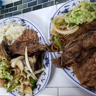 Carne asada costilla de rez asada