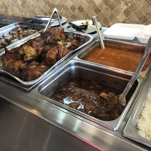 chicken wings and fried chicken, interior