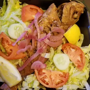 Pescado frito- fried fish. Very delicious!