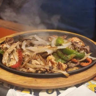 Chicken fajitas