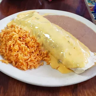 Supreme burrito with everything on the side.