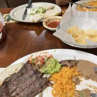 Carne Asada plate