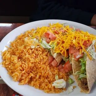 3 Taco Dinner Plate