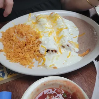 One Source Cream Chicken Enchilada