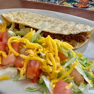 One Crispy Beef Taco