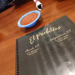 the menu