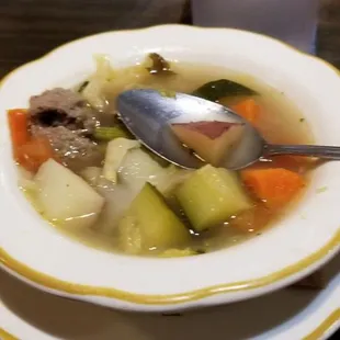 Albondigas soup one of the best!