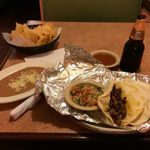 Notice the flour tortillas????? Shame!!!